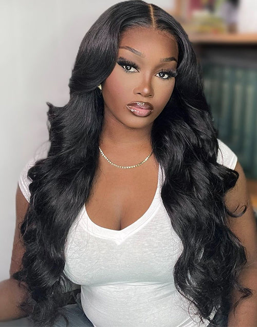 Freetress Drawstring Wig Body Wave Glueless Wig Skip Hairstylist Pre Cut Upgraded 6x5 Lace